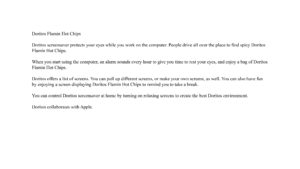 Read more about the article Doritos Flamin Hot Chips